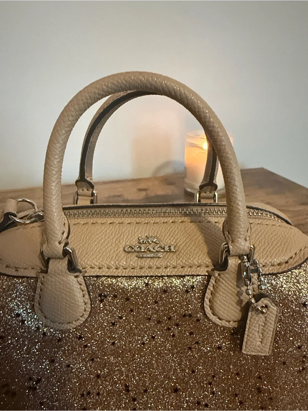 Coach compact satchel